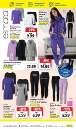 Gazetka promocyjna Lidl - Wochen-Highlights im Onlineshop - Gazetka - ważna od 03.12 do 03.12.2023 - strona 3 - produkty: Anzug, auer, esmara, gin, korb, Langarmshirt, leggings, LG, Plüsch, Pullover, shirt, shirts, socken, Ti