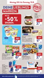 Gazetka promocyjna AldiSud - NÄCHSTE WOCHE - Gazetka - ważna od 13.08 do 13.08.2022 - strona 5 - produkty: aldi, aqua, backfisch, Becher, beere, bounty, creme, drink, eis, Eisriegel, energy drink, erdbeere, erfrischungsgetränk, ferrero, fisch, fische, Fischer, frucht, getränk, iglo, joghur, joghurt, Kinder, lachgummi, mars, nimm2, nuss, nuss-nugat-creme, nutella, pingui, red bull, reis, riegel, sahne, Sahnejoghurt, Schere, snickers, storck, Ti, zott, ZTE