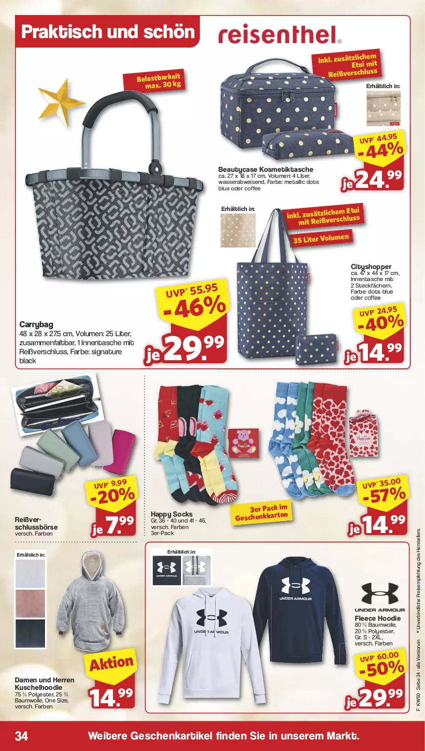 Aktueller Prospekt Famila - Prospekte - von 09.12 bis 14.12.2024 - strona 34 - produkty: Bau, baumwolle, Carrybag, eis, elle, kosmetik, Kosmetiktasche, lack, natur, reis, Tasche, teller, Ti, tisch, wasser, wolle