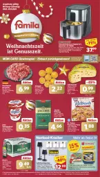 Gazetka promocyjna Famila - Prospekte - Gazetka - ważna od 14.12 do 14.12.2024 - strona 1 - produkty: angebot, angebote, Becher, beutel, cola, Dr. Oetker, edelstahl, eis, elle, ente, fleisch, fritteuse, gewinnspiel, hackfleisch, hackfleisch gemischt, holländischer schnittkäse, jacobs, jacobs krönung, joghur, joghurt, Käse, kracher, led-tischleuchte, leerdammer, Leuchte, nuss, orange, orangen, pizza, reis, rind, ristorante, ristorante pizza, rwe, sahne, Sahnejoghurt, schnittkäse, schwein, spülmaschinen, teller, thermostat, Ti, timer, tisch, tischleuchte, wein, zott, ZTE