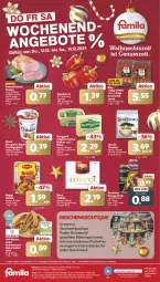 Gazetka promocyjna Famila - Prospekte - Gazetka - ważna od 14.12 do 14.12.2024 - strona 40 - produkty: auer, Bau, Bauer, Becher, bley, braten, butter, drink, drucker, eis, elle, energy drink, Engel, frucht, fruchtjoghurt, gin, irische butter, jacobs, jacobs tassimo, joghur, joghurt, kasseler, kerrygold, kerze, lachs, Lachsbraten, mac, maggi, merci, Mett, mettwurst, nuss, papier, paprika, paprika rot, Rauch, ravioli, regal, reis, ring, Rockstar, rwe, schnitten, schwein, sim, tassimo, teller, Ti, wein, wiener, wurst, ZTE