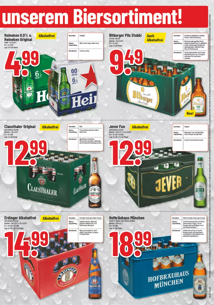 Aktueller Prospekt Trinkgut - von 07.08 bis 12.08.2023 - strona 3 - produkty: alkohol, angebot, angebotspreis, aust, bier, bitburger, bitburger pils, braten, brot, burger, clausthaler, deutschlandcard, eis, elle, ente, erde, fisch, Fisch und Meeresfrüchte, fleisch, forelle, frucht, früchte, Geflügel, Gefügel, Gegrilltes Gemüse, gin, grill, heineken, jever, Käse, küche, LG, mac, malz, meeresfrüchte, pasta, Pastagericht, pils, reis, rel, salat, Schankbier, Sport, steak, suppe, suppen, Ti