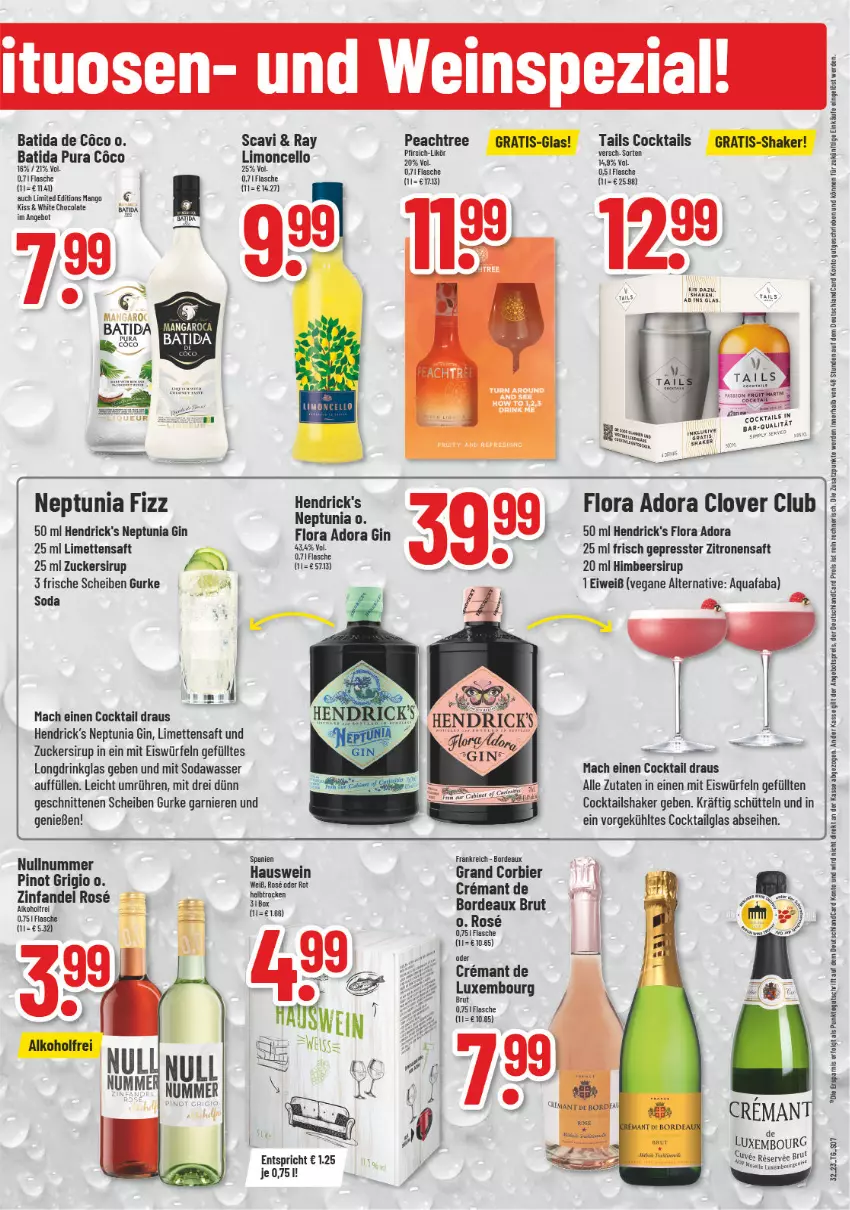 Aktueller Prospekt Trinkgut - von 07.08 bis 12.08.2023 - strona 7 - produkty: alkohol, angebot, angebotspreis, aqua, batida, bier, brut, cocktail, cocktails, Cocktailshaker, cola, dell, deutschlandcard, drink, eier, eis, eiswürfel, elle, erde, flasche, garnier, gin, gurke, himbeer, LG, limette, limetten, limo, mac, mango, Mett, metten, Pinot, pinot grigio, reis, sac, saft, schnitten, shake, sirup, Soda, Spezi, Ti, wasser, wein, white chocolate, würfel, zitrone, zitronen, zitronensaft, zucker