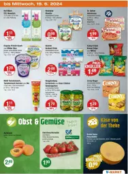 Gazetka promocyjna Vmarkt - Prospekte - Gazetka - ważna od 19.06 do 19.06.2024 - strona 19 - produkty: actimel, almette, Becher, bio, chips, corny, danone, Dr. Oetker, drink, eier, exquisa, funny-frisch, gewürz, Gewürzgurke, gewürzgurken, gurke, gurken, hartkäse, hengstenberg, Heu, heumilch, hochland, intermezzo, Käse, Mett, milch, Mutti, quark, Rauch, riegel, Schal, Schale, Skyr, strauchtomaten, Ti, tomate, tomaten, tomatenmark