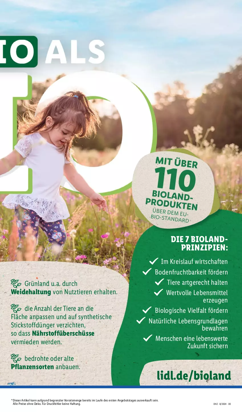 Aktueller Prospekt Lidl - Aktionsprospekt - von 19.02 bis 24.02.2024 - strona 17 - produkty: angebot, Bau, bio, bioland, dünger, eis, erde, frucht, lebensmittel, pflanze, pflanzen, reis, Ti, Tiere, tisch, ZTE