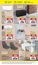 Gazetka promocyjna Lidl - Aktionsprospekt - Gazetka - ważna od 24.02 do 24.02.2024 - strona 47 - produkty: auer, decke, deckenleuchte, dell, eis, elle, erde, fernbedienung, HP, klapptisch, kommode, latte, lautsprecher, LED Deckenleuchte, Leuchte, Mode, ndk, paar schuhe, quad, reis, Ria, Schal, Schale, Schrank, schuhe, schuhschrank, Sitztruhe, stuhl, Ti, tisch, tischplatte