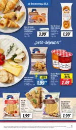 Gazetka promocyjna Lidl - Aktionsprospekt - Gazetka - ważna od 24.02 do 24.02.2024 - strona 49 - produkty: angebot, bonne maman, coupon, creme, Croissant, croissants, eis, gelee, Hefe, konfitüre, kuchen, leine, mam, reis, schoko, schokolade, schokoladen, Ti, ZTE
