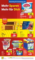 Gazetka promocyjna Lidl - Aktionsprospekt - Gazetka - ważna od 24.02 do 24.02.2024 - strona 58 - produkty: angebot, arla, Bona, coupon, eis, elle, froop, galbani, gin, keks, kekse, leibniz, Meßmer, Milbona, milch, mozzarella, Müller, müller froop, ndk, preisvorteil, reis, rel, Schal, Schale, tee, teller, Ti, vollmilch