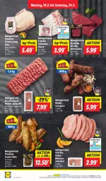 Gazetka promocyjna Lidl - Aktionsprospekt - Gazetka - ważna od 24.02 do 24.02.2024 - strona 6 - produkty: Bau, cevapcici, eis, ente, filet, filets, fleisch, gewürz, hackfleisch, lamm, marinade, minutenschnitzel, ndk, preisvorteil, pute, reis, rind, rinder, Schal, Schale, schnitzel, schwein, schwein und rind, schweine, Schweinebauch, Ti, vom schwein und rind, wein, weine