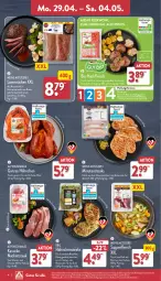 Gazetka promocyjna Aldi Nord - Von Montag - Gazetka - ważna od 04.05 do 04.05.2024 - strona 4 - produkty: aldi, bio, Bio-Hackfleisch, braten, brustfilet, eis, Elan, ente, filet, fleisch, gewürz, gin, grill, hackfleisch, Hähnchensteak, hähnchensteaks, Heu, kasseler, kräuter, lamm, Lammrücken, marinade, Maus, minutensteaks, Nackensteak, Ofen, reis, Ria, rind, rwe, schwein, schweine, schweinerücken, steak, steaks, suppe, suppen, suppenfleisch, Ti, trolli, wein, weine, ZTE