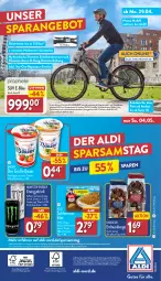 Gazetka promocyjna Aldi Nord - Von Montag - Gazetka - ważna od 04.05 do 04.05.2024 - strona 40 - produkty: acer, Alaska-Seelachs, Alaska-Seelachsfilet, aldi, angebot, auer, aus der tiefkühlung, auto, Bau, Bauer, Becher, beutel, bürste, bürsten, dell, drink, E-Bike, eis, erdnuss, Fahrrad, filet, frucht, fruchtjoghurt, gin, iglo, joghur, joghurt, Kette, lachs, lachsfilet, magazin, Mode, monster, Monster Energy, ndk, nuss, papier, reis, rwe, saft, Schal, Schale, schlemmerfilet, seelachsfilet, shimano, Sport, telefon, Ti, ZTE, zucker