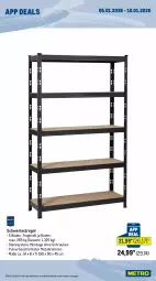 Gazetka promocyjna Metro - App-Deals - Gazetka - ważna od 10.01 do 10.01.2026 - strona 3 - produkty: coupon, kraft, regal, schrauben, schwerlastregal, Ti