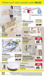 Gazetka promocyjna Lidl - Aktionsprospekt - Gazetka - ważna od 23.09 do 23.09.2023 - strona 44 - produkty: akku, angebot, angebote, aqua, AquaPur, auto, bambus, bügel, Bügelstation, computer, dampfbügelstation, dell, eis, elle, fernbedienung, HP, kraft, messer, Mode, Nähmaschine, ndk, pute, reis, rel, Ria, Saugroboter, Schal, Schale, silvercrest, telefon, Ti, Trockner, uhr, wäschespinne, wäschetrockner, wasser, wassertank, weck