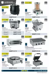 Gazetka promocyjna Metro - GastroJournal - Gazetka - ważna od 15.01 do 15.01.2025 - strona 24 - produkty: auer, eis, Elektro, fritteuse, grill, grillfläche, hot dog, Kocher, latte, reis, Schal, suppe, suppen, thermostat, Ti, timer, topf, Waffeleisen, waffeln