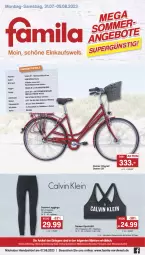 Gazetka promocyjna Famila - Prospekte - Gazetka - ważna od 05.08 do 05.08.2023 - strona 1 - produkty: braun, decke, eis, felgen, gabel, gin, jever, Kranz, leggings, LG, mars, natur, reis, rel, rücklicht, sattel, Sport, Ti, Weste, Wild, ZTE