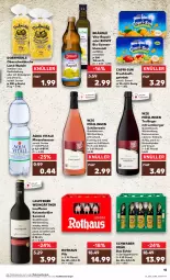 Gazetka promocyjna Kaufland - Prospekt - Gazetka - ważna od 14.02 do 14.02.2024 - strona 15 - produkty: Alwa, angebot, angebote, aqua, beere, beeren, Berger, beutel, bio, blume, blumen, blumenöl, bügel, bügelflasche, Cap, capri-sun, eier, eis, elle, fisch, flasche, fleisch, frucht, fruchtsaft, fruchtsaftgetränk, getränk, grill, latte, LG, mineralwasser, nudel, nudeln, pils, qualitätswein, rapsöl, rotwein, Rubin, rwe, saft, salat, salate, sonnenblume, sonnenblumen, sonnenblumenöl, Ti, trolli, trollinger, vita, wasser, wein