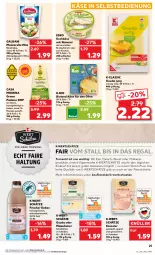 Gazetka promocyjna Kaufland - Prospekt - Gazetka - ważna od 14.02 do 14.02.2024 - strona 25 - produkty: angebot, angebote, aufstrich, Becher, bio, bioland, brot, brotaufstrich, Casa Modena, eier, eis, fleisch, galbani, gouda, gouda jung, grana, grana padano, kakao, Käse, kasseler, Maasdam, maasdamer, mac, Mode, molkereiprodukte, mozzarella, Ofen, padano, Rana, regal, reis, rel, schnittkäse, Ti, weichkäse, wurst