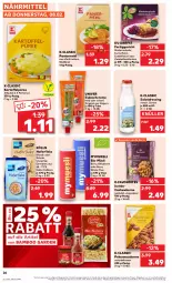 Gazetka promocyjna Kaufland - Prospekt - Gazetka - ważna od 14.02 do 14.02.2024 - strona 26 - produkty: angebot, bamboo, beere, beutel, bio, Blaubeer, blaubeere, braten, brot, Cashew, cashewkerne, cerealien, creme, curry, dressing, eis, ente, fertiggericht, fleisch, gin, gulasch, Gulaschcreme, hafer, haferfleks, jumbo, kartoffel, Kartoffelpüree, kölln, korn, mehl, müsli, natur, nuss, Ofen, Paniermehl, püree, rind, rinder, Rinderroulade, salat, salatdressing, salz, schoko, Ti, ZTE, zwiebel