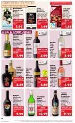 Gazetka promocyjna Kaufland - Prospekt - Gazetka - ważna od 14.02 do 14.02.2024 - strona 28 - produkty: alkohol, angebot, aqua, aquavit, aust, baileys, batida, batida de côco, beere, beeren, Berger, brombeere, brut, cabernet, cabernet sauvignon, caramel, eier, eierlikör, elle, Fernet, gebäckmischung, gewürz, gin, himbeer, himbeere, irish cream, kakao, keks, kekse, kirsch, kirsche, kokos, kräuter, kräutern, likör, lindt, liqueur, malteser, mangaroca, merl, merlot, milch, Pinot, pinot grigio, rezept, roséwein, rotwein, rouge, sac, sauvignon, schoko, schokolade, snack, snacks, spirituosen, süsswaren, tempranillo, Ti, vanille, vollmilch, wein, Weißwein, yellow tail, ZTE