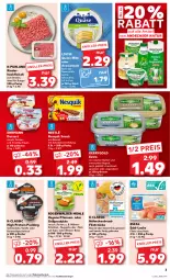 Gazetka promocyjna Kaufland - Prospekt - Gazetka - ważna od 14.02 do 14.02.2024 - strona 3 - produkty: andechser natur, angebot, angebote, auer, Becher, braten, brustfilet, burger, butter, chili, creme, dessert, ehrmann, eis, escal, filet, filets, fleisch, früchte, gewürz, grill, hackfleisch, hähnchenbrust, hähnchenbrustfilet, karamell, Käse, kerrygold, kerrygold extra, lachs, LG, Loose, mac, milch, natur, nesquik, nestlé, nuggets, pfanne, pfannen, pudding, purland, quark, quäse, rapsöl, reis, rind, rinder, rinderhackfleisch, rügenwalder, rügenwalder mühle, salz, schnitzel, schoko, schokolade, snack, soja, Streichzart, Ti, tisch, vanille