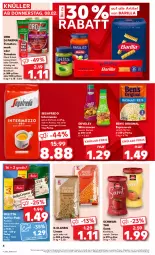 Gazetka promocyjna Kaufland - Prospekt - Gazetka - ważna od 14.02 do 14.02.2024 - strona 4 - produkty: angebot, barilla, basilikum, bella crema, bohne, bohnen, develey, eis, gin, intermezzo, kaffee, kaffee-pads, konfitüre, kräuter, kräutern, linsen, melitta, oro di parma, reis, sauce, saucen, Schwartau, Segafredo, Ti, tomate, tomaten, tomatenmark, würzsauce, würzsaucen, ZTE