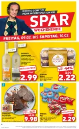 Gazetka promocyjna Kaufland - Prospekt - Gazetka - ważna od 14.02 do 14.02.2024 - strona 8 - produkty: angebot, auer, babybel, braten, eis, elle, ferrero, Ferrero Rocher, fleisch, frucht, Geflügel, gin, halbfester schnittkäse, Käse, maybach, nuss, purland, qualitätswein, riesling, rind, schnittkäse, schoko, Spezi, Ti, wein, Weißwein, ZTE