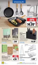 Gazetka promocyjna Lidl - Aktionsprospekt - Gazetka - ważna od 28.01 do 28.01.2023 - strona 18 - produkty: beutel, brie, decke, Deckel, edelstahl, eis, ernesto, frischhaltefolie, grill, Grillpfanne, herdarten, ilag, küche, Küchen, Küchenhelfer, messer, Messerset, ndk, pfanne, reis, Ria, rwe, saft, Schal, Schale, Schere, schneidebrett, spülmaschinen, Ti, tuc, wachstuch, ZTE