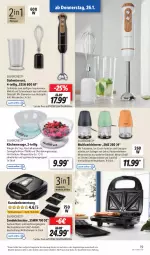 Gazetka promocyjna Lidl - Aktionsprospekt - Gazetka - ważna od 28.01 do 28.01.2023 - strona 19 - produkty: angebot, aust, auto, batterie, Becher, Behälter, decke, Deckel, dell, edelstahl, eis, elle, ente, gefu, grill, Holz, ilag, latte, leine, LG, Messbecher, messer, Mixer, Mode, reis, sahne, sandwich, Schal, Schale, Schneebesen, silvercrest, spülmaschinen, stabmixer, Ti, Waage, waffeln, Zerkleinerer, ZTE