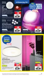 Gazetka promocyjna Lidl - Aktionsprospekt - Gazetka - ważna od 28.01 do 28.01.2023 - strona 23 - produkty: akku, angebot, decke, deckenleuchte, dell, eis, elle, Kette, Kugel, led-deckenleuchte, leds, Leuchte, leuchten, lichterkette, lion, Mode, reis, Ria, silvercrest, stehleuchte, Ti, ZTE