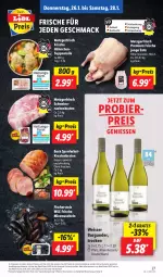 Gazetka promocyjna Lidl - Aktionsprospekt - Gazetka - ważna od 28.01 do 28.01.2023 - strona 27 - produkty: Abtei, bier, braten, burgunder, discount, eis, ente, fisch, fische, Fischer, Frische Hähnchen, gewürz, krustenbraten, mac, Muscheln, Ofen, preisvorteil, reis, schwein, schweine, schweinenacken, suppe, suppen, Ti, wein, weine