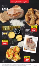Gazetka promocyjna Lidl - Aktionsprospekt - Gazetka - ważna od 28.01 do 28.01.2023 - strona 3 - produkty: ACC, brot, brötchen, eis, Focaccia, Käse, käsekuchen, kuchen, Meister, reis, Ti