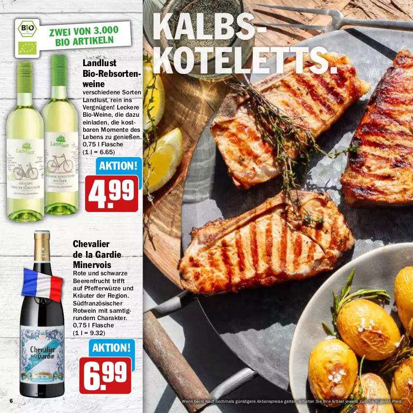 Aktueller Prospekt Hit - Wochenprospekt - von 19.05 bis 14.06.2025 - strona 6 - produkty: aktionspreis, beere, beeren, bio, Bio-Wein, eis, ente, flasche, frucht, kotelett, kräuter, pfeffer, rebsortenweine, reis, rotwein, Ti, wein, weine
