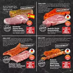 Gazetka promocyjna Hit - Wochenprospekt - Gazetka - ważna od 14.06 do 14.06.2025 - strona 19 - produkty: barbecue, Bau, chorizo, eis, elle, erde, gewürz, Gewürzmischung, grill, grill-fackeln, grillfackeln, grilltipp, knoblauch, kotelett, lamm, nackenkoteletts, natur, paprika, reifen, reis, rosmarin, saft, salz, sauce, schwein, schweine, schweinenacken, spareribs, steak, steaks, Ti, wein, weine, WICK, zucker, zwiebel, zwiebeln