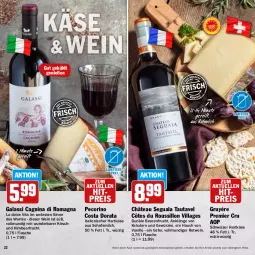 Gazetka promocyjna Hit - Wochenprospekt - Gazetka - ważna od 14.06 do 14.06.2025 - strona 22 - produkty: aktionspreis, beere, beeren, Côtes du Roussillon, eis, elle, flasche, frucht, gewürz, hartkäse, himbeer, italienischer hartkäse, Käse, kirsch, kräuter, kräutern, milch, Pecorino, reis, rotwein, schweizer hartkäse, Ti, vanille, vita, wein