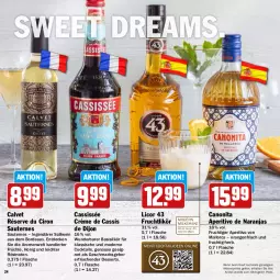 Gazetka promocyjna Hit - Wochenprospekt - Gazetka - ważna od 14.06 do 14.06.2025 - strona 24 - produkty: aktionspreis, canon, cassis, cocktail, cocktails, decke, dessert, desserts, eis, flasche, frucht, früchte, honig, licor, licor 43, likör, mac, milch, Mode, orange, orangen, reis, Sauternes, shake, Ti, wein