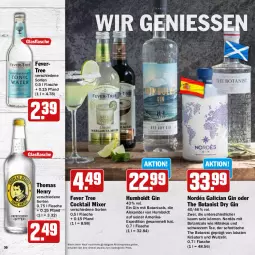 Gazetka promocyjna Hit - Wochenprospekt - Gazetka - ważna od 14.06 do 14.06.2025 - strona 30 - produkty: aktionspreis, alexa, cocktail, dry gin, eis, flasche, gin, glasflasche, kräuter, kräutern, Mixer, reis, schott, tee, thomas henry, Ti, tisch