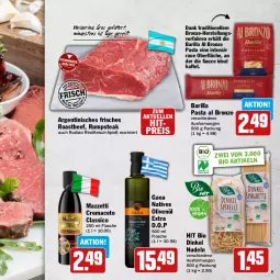 Gazetka promocyjna Hit - Wochenprospekt - Gazetka - ważna od 14.06 do 14.06.2025 - strona 9 - produkty: aceto, barilla, beef, bio, classico, eis, elle, flasche, fleisch, mac, natives olivenöl, nudel, nudeln, olive, oliven, olivenöl, olivenöl extra, pasta, reis, rind, rindfleisch, roastbeef, rum, rumpsteak, sauce, steak, Ti
