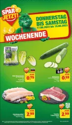 Gazetka promocyjna Marktkauf - Prospekt - Gazetka - ważna od 19.08 do 19.08.2023 - strona 38 - produkty: aktionspreis, Bau, braten, eis, Elan, filet, fisch, fleisch, frischfisch, gin, ideal zum braten, natur, reis, rel, Romanasalat, salat, Ti, Yo