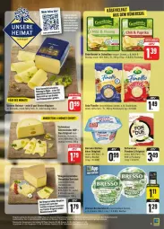 Gazetka promocyjna Edeka - Prospekte - Gazetka - ważna od 27.01 do 27.01.2024 - strona 13 - produkty: angebot, arla, Bau, Becher, bergkase, bresso, chili, deka, eis, emmentaler, finello, Fondue, gervais, gin, grünländer, Heu, heumilch, Käse, kühlregal, leine, LG, milch, nuss, paprika, regal, reis, rind, Ti, Vase, WICK, ZTE