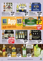 Gazetka promocyjna Edeka - Prospekte - Gazetka - ważna od 27.01 do 27.01.2024 - strona 25 - produkty: alkohol, basilikum, beck's, Berger, bier, bügel, bügelflasche, corona, corona extra, deka, dry gin, eis, eiswürfel, flasche, franziskaner, Fürstenberg, gin, Hefe, johnnie walker, natur, Paula, paulaner, pils, pilsener, pilsner, premium pils, radeberger, radeberger pilsner, reis, sirup, Tanqueray, tullamore, würfel, ZTE, zucker