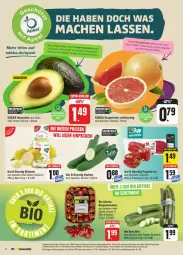 Gazetka promocyjna Edeka - Prospekte - Gazetka - ważna od 27.01 do 27.01.2024 - strona 4 - produkty: angebot, avocado, avocados, bio, coupon, coupons, deka, eis, elle, erde, fleisch, grapefruit, gurke, gurken, lebensmittel, mac, nuss, paprika, paprika rot, rabatt-coupon, reis, rispentomaten, Schal, Schale, Ti, tomate, tomaten, zitrone, zitronen, ZTE, zucchini