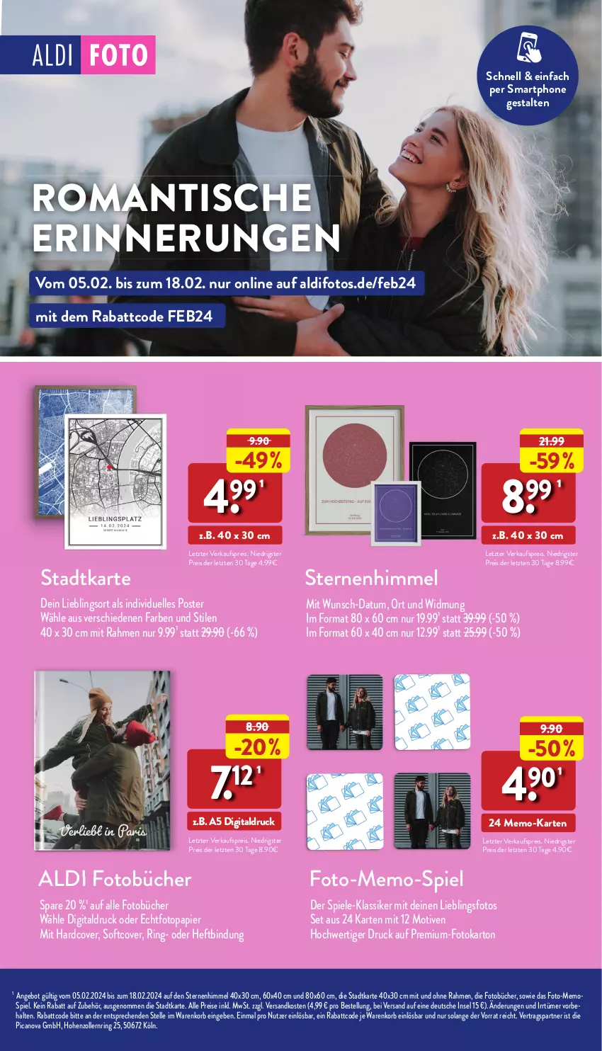 Aktueller Prospekt Aldi Nord - Von Montag - von 19.02 bis 24.02.2024 - strona 37 - produkty: aldi, angebot, eis, elle, korb, ndk, papier, reis, ring, smartphone, Spiele, Ti, tisch, ZTE