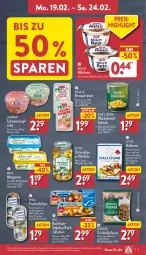 Gazetka promocyjna Aldi Nord - Von Montag - Gazetka - ważna od 24.02 do 24.02.2024 - strona 5 - produkty: aufstrich, aus der tiefkühlung, backfisch, becel, Becher, bohne, bohnen, braten, brot, brotaufstrich, eis, fisch, fischstäbchen, gin, grill, Halloumi, hirtenkäse, ideal zum braten, iglo, kartoffel, kartoffeln, Käse, lysell, margarine, Mett, mettwurst, milch, milchreis, Müller, pfanne, reis, schwein, Spezi, Ti, wein, würfel, wurst, ZTE