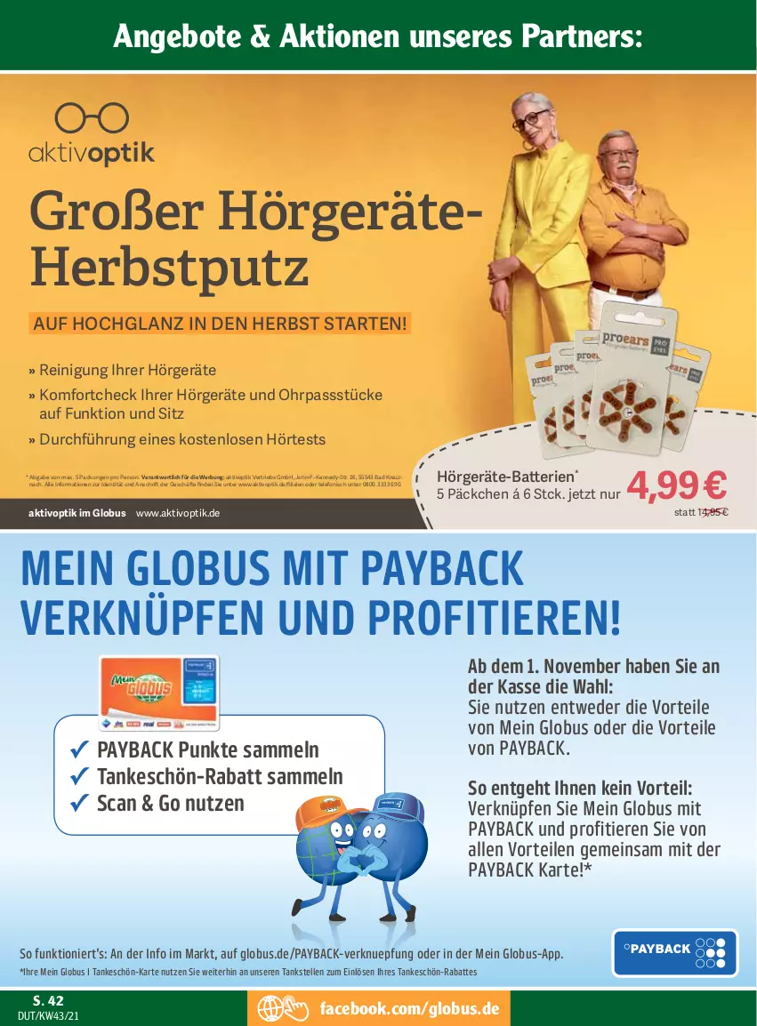 Aktueller Prospekt Globus - Prospekte - von 25.10 bis 30.10.2021 - strona 42