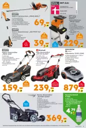 Gazetka promocyjna  - Gazetka - ważna od 04.07 do 04.07.2026 - strona 5 - produkty: akku, auto, Bau, benzin rasenmäher, Brei, Draht, eis, Elektro, Germ, heckenschere, korb, kraft, ladegerät, mähroboter, messer, mwh, rasen, rasenmäher, rasentrimmer, reis, Schal, Schere, Teleskop, Ti, tisch, topf