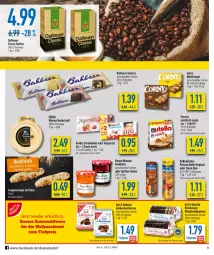 Gazetka promocyjna Diska - Prospekte - Gazetka - ważna od 08.10 do 08.10.2022 - strona 6 - produkty: bahlsen, Berger, bonne maman, debeukelaer, deka, eis, ferrero, gelee, gin, kaffee, Käse, Kinder, kinder schokolade, konfitüre, kuchen, Laugenstange, Lebkuchen, mam, müsli, Müsliriegel, nürnberger, nutella, Oblaten, oder yogurette, prinzen rolle, reis, riegel, schoko, schokolade, Ti, tiefpreis, wiener, wiener boden, Yo, yogurette