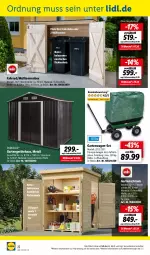 Gazetka promocyjna Lidl - Aktuelle Onlineshop-Highlights - Gazetka - ważna od 30.09 do 30.09.2023 - strona 22 - produkty: dell, Fahrrad, Garten, Holz, Mode, natur, ndk, Parkside, regal, Ria, Schrank, Sport, Ti, Transportwagen, ZTE