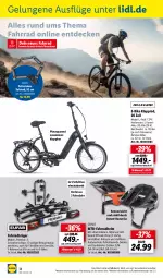 Gazetka promocyjna Lidl - Aktuelle Onlineshop-Highlights - Gazetka - ważna od 30.09 do 30.09.2023 - strona 34 - produkty: akku, Bau, beleuchtung, crivit, decke, dell, E-Bike, E-Bikes, eis, Fahrrad, fahrradhelm, Faltschloss, Klapprad, Mode, ndk, rwe, Schal, Schale, Ti, Tiere, ZTE