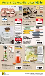 Gazetka promocyjna Lidl - Aktuelle Onlineshop-Highlights - Gazetka - ważna od 30.09 do 30.09.2023 - strona 6 - produkty: Behälter, besteck, braun, brot, decke, Deckel, dell, edelstahl, eis, eiswürfel, elle, ernesto, Etagere, frucht, getränk, getränke, Gläser, Karaffe, küche, Küchen, kühlschrank, latte, LG, messer, mikrowelle, Mode, ndk, passend für alle, rwe, Schrank, spülmaschinen, Ti, weck, würfel