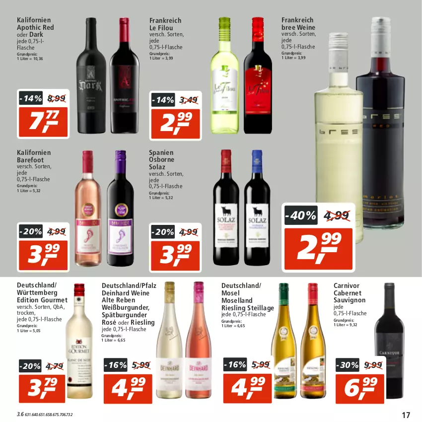 Aktueller Prospekt Real - von 01.08 bis 06.08.2022 - strona 17 - produkty: bree, burgunder, cabernet, cabernet sauvignon, eis, flasche, moselland, olaz, osborne, reis, riesling, sauvignon, spätburgunder, Ti, wein, weine, Weißburgunder